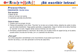 ¡A escribir letras! (actividades del grupo)