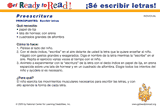 ¡Sé escribir letras!