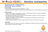 Sonido semejantes