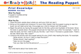 The Reading Puppet
