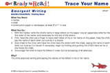 Trace Your Name (Group Activity)