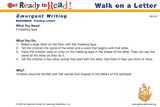 Walk on a Letter (Group Activity)