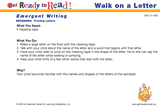 Walk on a Letter