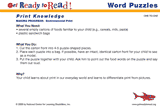 Word Puzzles
