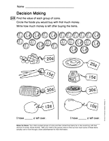 Money: Decision Making (Gr. 1)