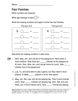 Fact Families (Gr. 1)