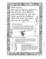 Family Activities: Factual Addition and Subtraction