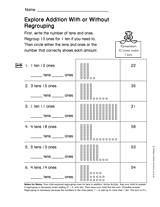 Explore Addition With and Without Regrouping (Gr. 2)