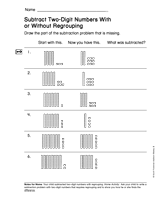 Subtract Two-Digit Numbers With or Without Regrouping (Gr. 2)