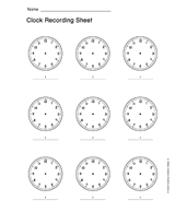 Blank Clocks