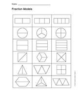 Fraction Model, Grades 1-5