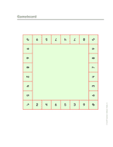 Numbered Gameboard