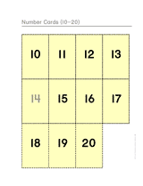 Number Cards