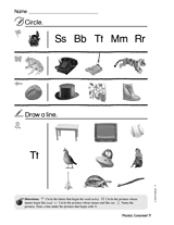Consonant T - Phonics Skill 3 (Gr. K)
