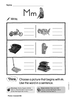 Consonant M - Phonics Skill 2 (Gr. K)