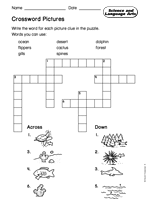 1st grade crossword puzzles