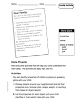 Matter: Family Activity