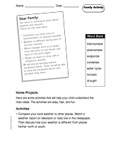 Weather and Seasons: Family Activity