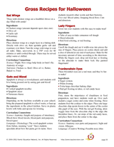 Gross Halloween Recipes