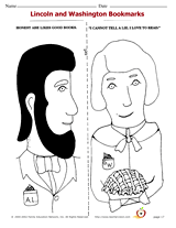 Lincoln and Washington Bookmarks