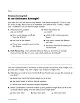 Is an Estimate Enough?