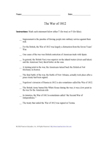 War of 1812