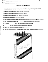 Vocabulary Review of Smoking Terms