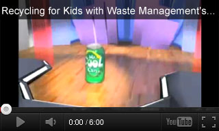 Video: Recycling for Kids with Waste Management's Mr. Cool Can