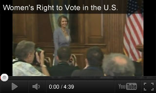 Video: Women's Right to Vote in the U.S.