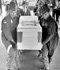 the casket of 1 of 11 Isreali Athletes killed at the Olympics