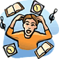 stressed teen