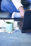 Coffee and computer