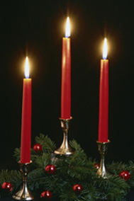 Red candles