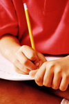 Student writing