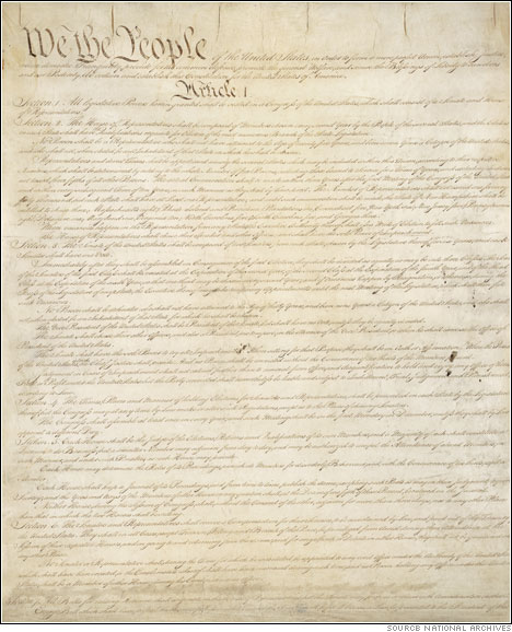 U.S Constitution - Page 1
