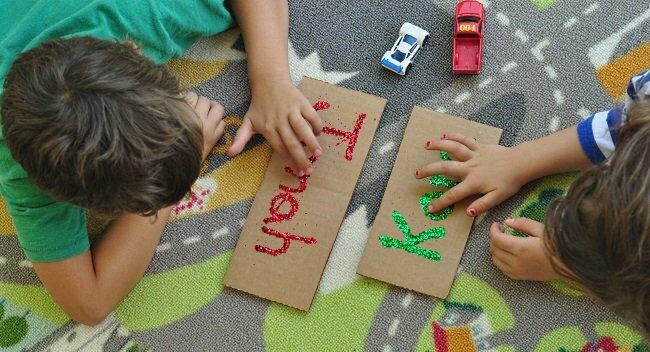 Letters Written in Glitter