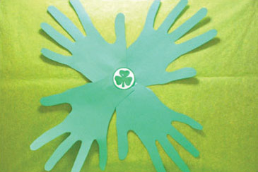 Handmade Four Leaf Clovers  Art Activity for Kids - 85