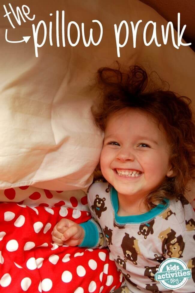 Little Girl with Balloons in Her Pillow