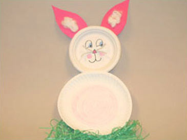 Paper Plate Easter Bunny - 67