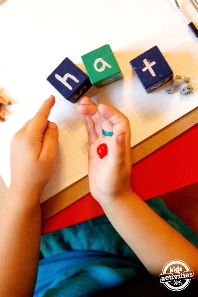 Toy Blocks with Letters