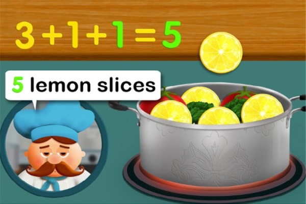 Tiggly Chef preschool math app