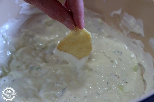 Vegetable Dip and Chip