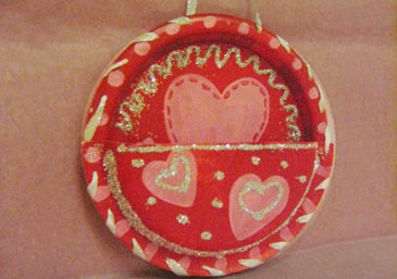 Paper plate best sale valentine holder