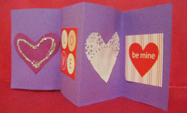 Accordian fold Crazy Card - 32