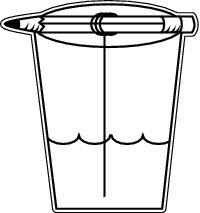 Wires of different materials are suspended in distilled water and salt water.