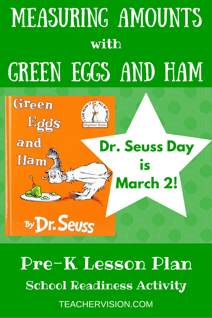 Measurement Lesson for Green Eggs and Ham by Dr. Seuss