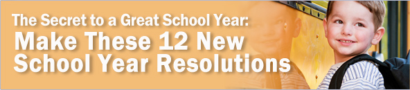 Young Boy Going to School - 12 New School Resolutions