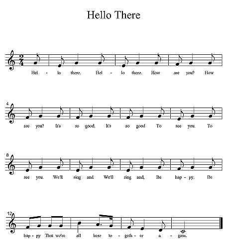 Hello There Sheet Music