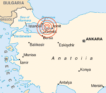 Earthquake in Turkey