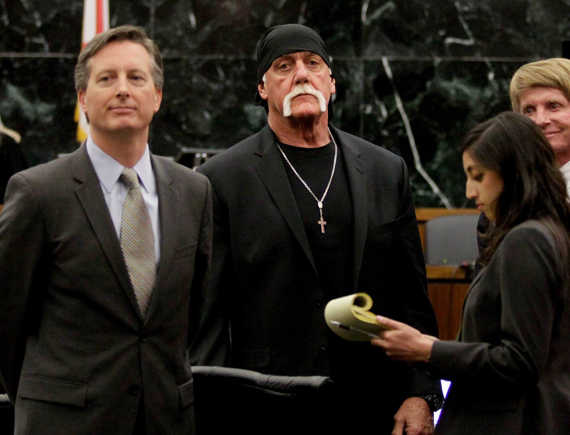 Image of Hulk Hogan in court